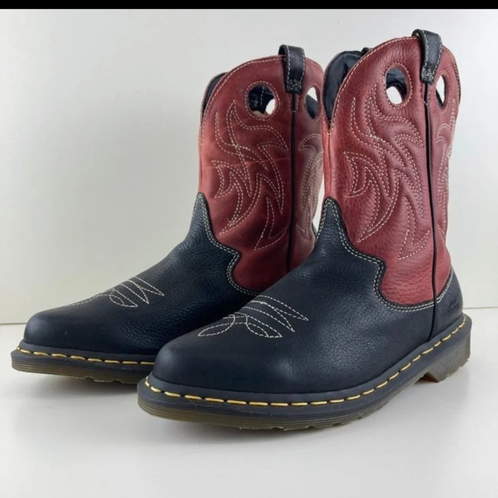 Doc Martin two toned cowboy boots